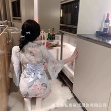 私房夜话大码日系和服套装小胸情趣内衣诱惑睡衣激情床上制服T114