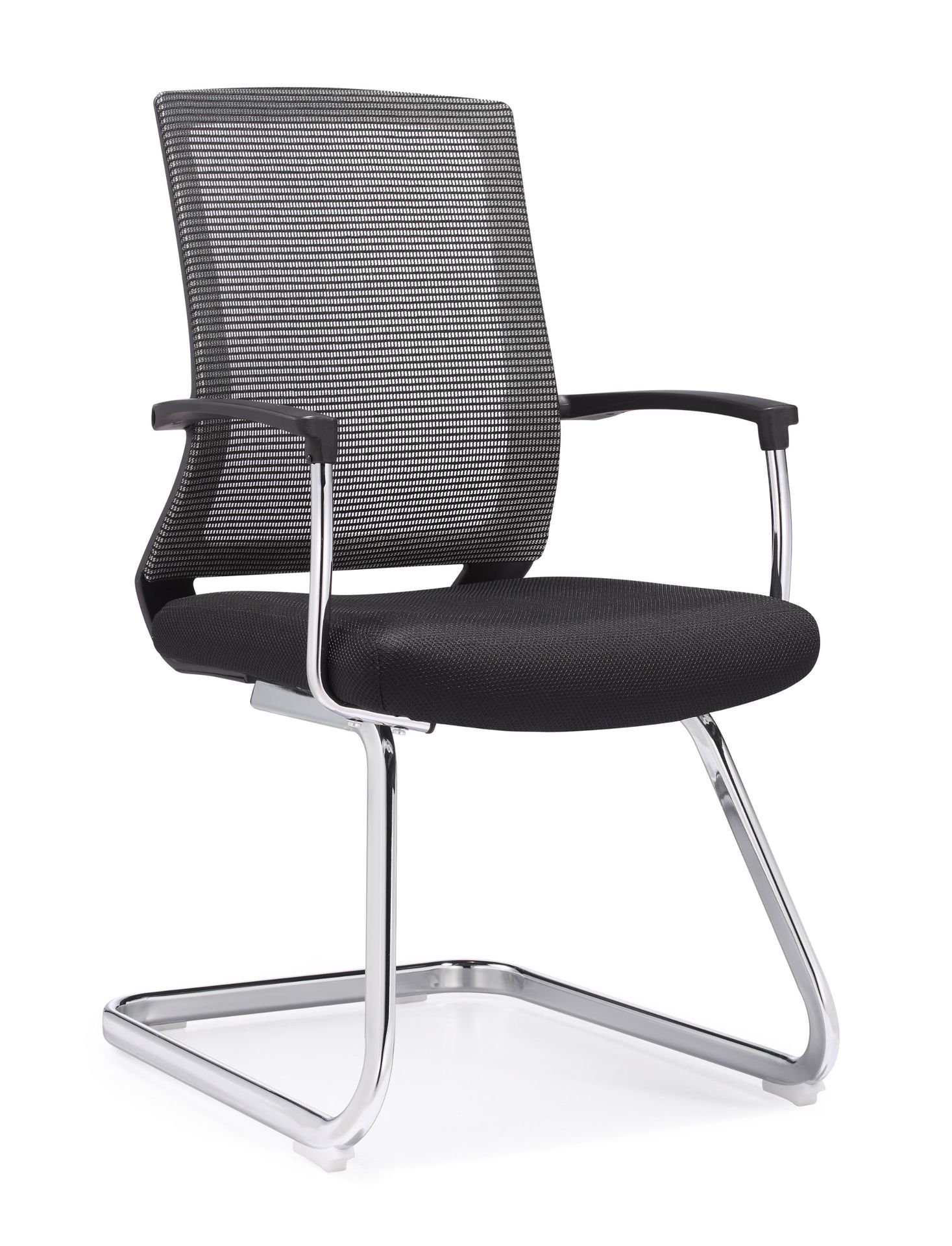 明森达品牌会议室椅子宁波会客椅经理室班前椅固定网椅现代办公椅