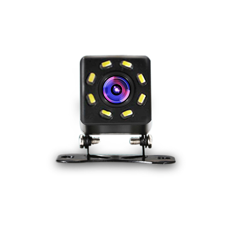 Cross-Border New Car HD Rear-View Camera Reversing Image Night Vision Waterproof LED Light Car Camera