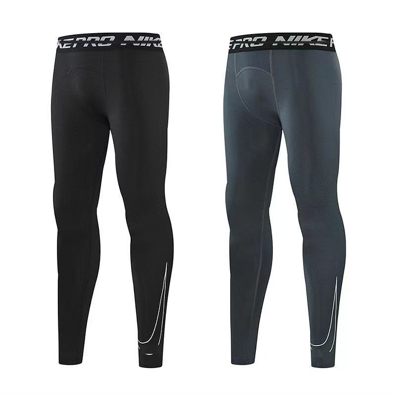 高弹体育生冬季训练裤男紧身裤田径运动紧身裤男跑步高弹力裤户外