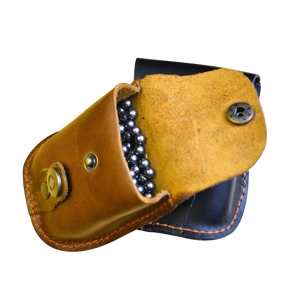 现货弓箭弹弓牛皮弹弓包钢珠包户外多工功能一体挂腰包各种款式