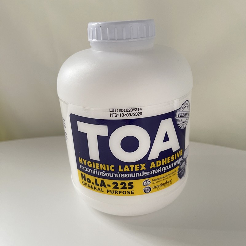 泰国toa白胶白玉胶胶水起泡泥胶史莱姆diy做泥材料toa水晶胶
