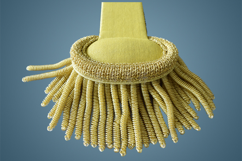 乐队演出金属丝肩章流苏礼仪队制服舞台演出印度丝流苏肩牌可定制