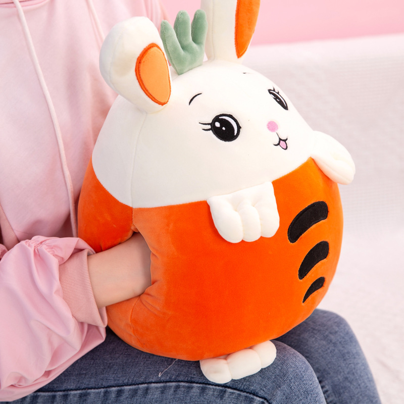 Cute Cartoon Plush Three-in-One Air Conditioning Blanket Hand Warmer Pillow and Blanket Office Lunch Break Pillow Factory in Stock Wholesale