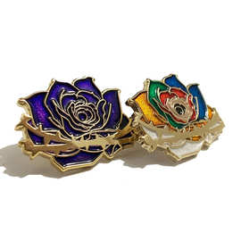 透明漆珠光漆金属烤漆珐琅徽章制作纪念章钥匙扣制作logo个性图案