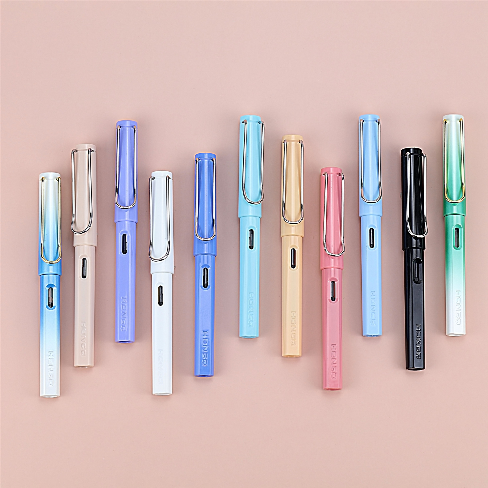 【小额批发】宏强正姿钢笔学生练字钢笔高颜值抽墨水换墨囊两用