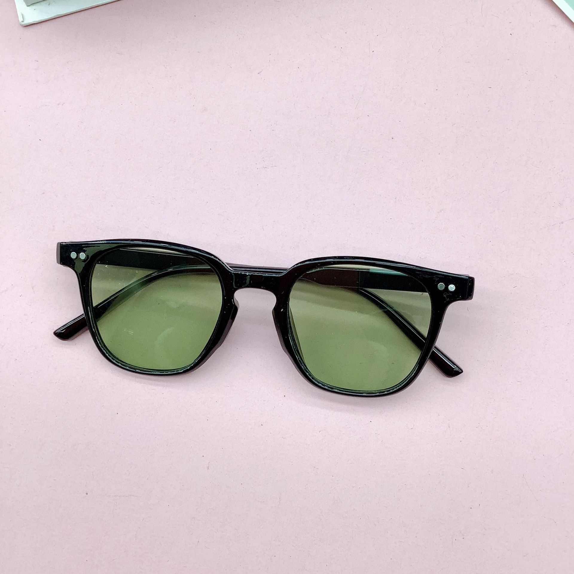 Korean Fashion Kids Sunglasses Online Influencer Trendy Blush Glasses Sun Protection Sunglasses Ocean Color Lens Sunglasses