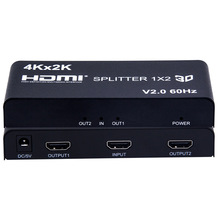 2.0版HDMI一进二出高清视频分配器 HDMI 2.0 1*2 Splitter 4K60HZ