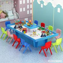 大型游乐场设备桌儿童沙盘桌粘土桌手工桌玩具桌多功能桌
