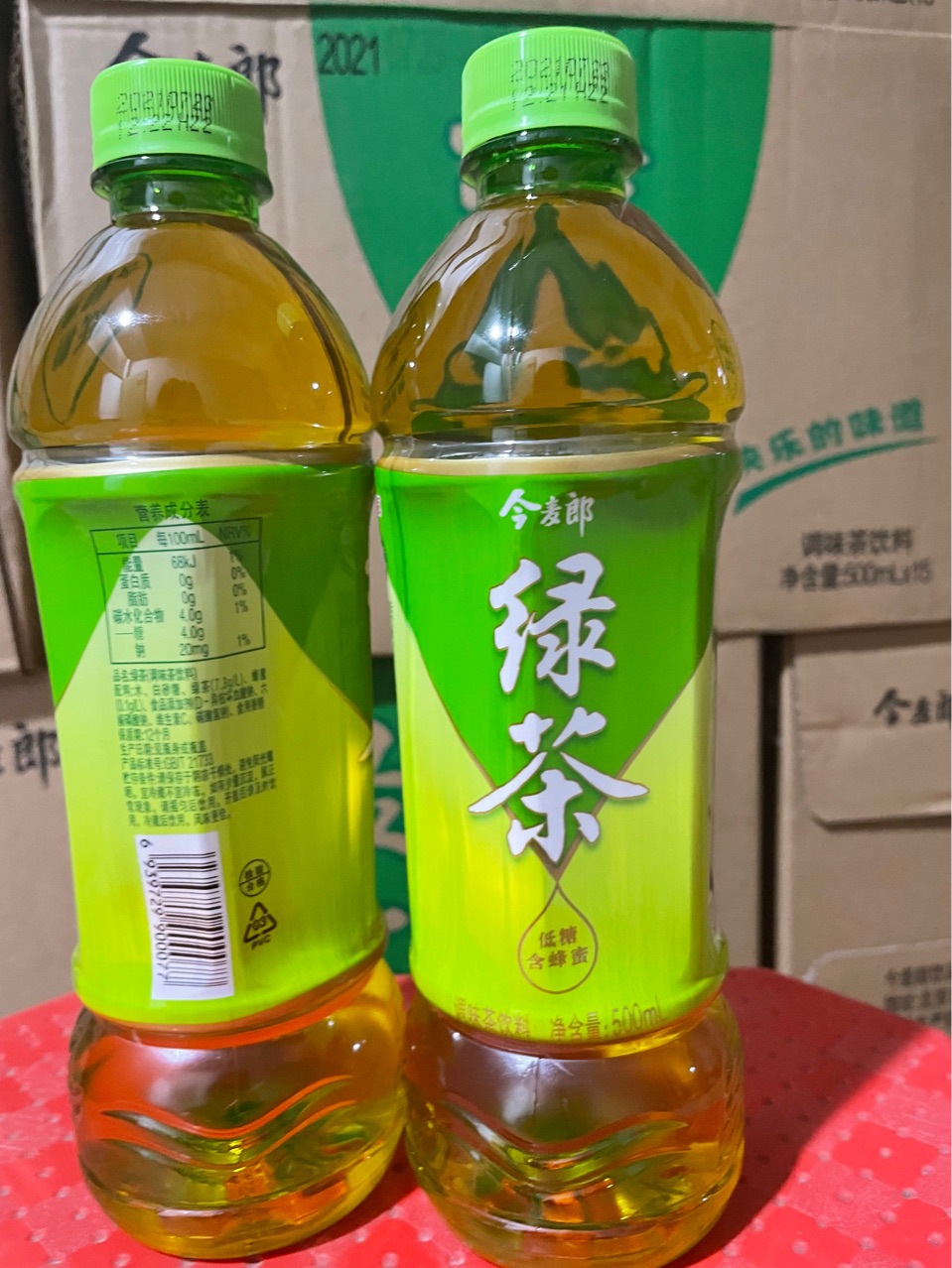 今麦郎茶饮料500ml*15瓶整箱 绿茶