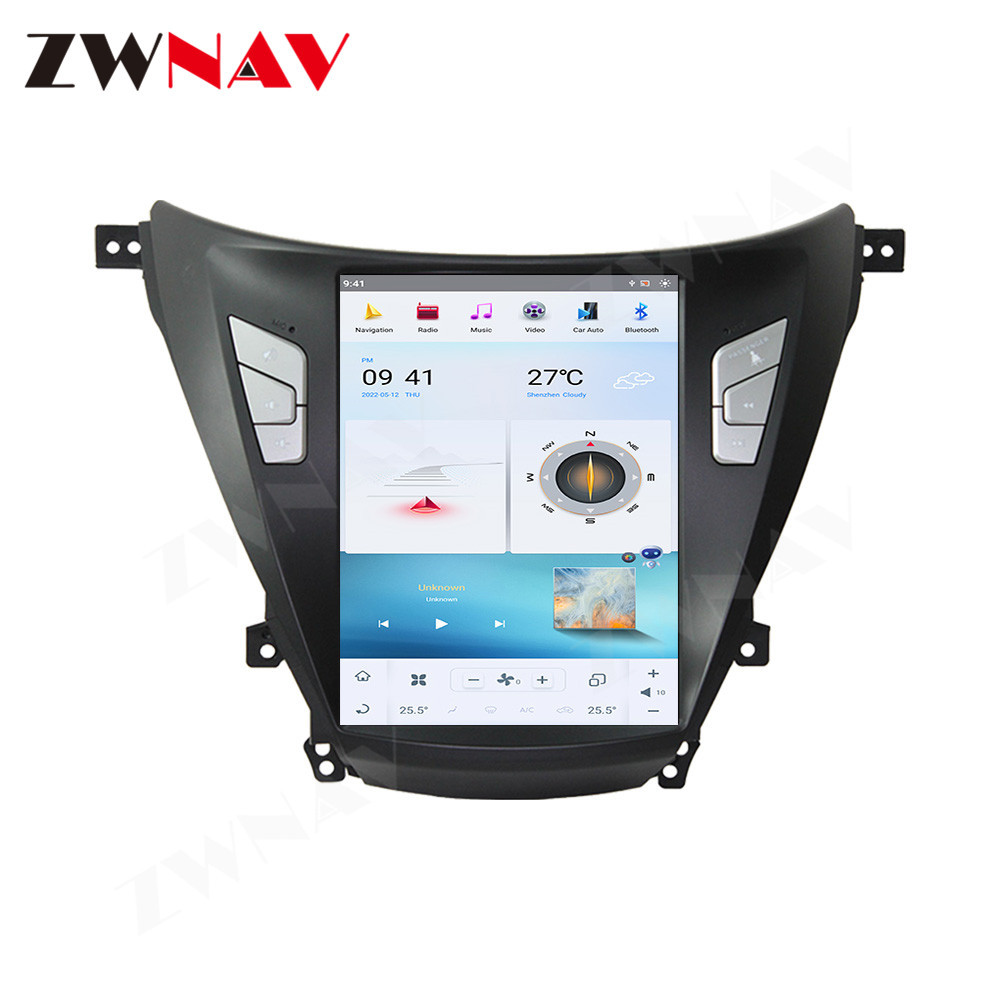 适用于现代朗动伊兰特hyundai elantra车载中控安卓导航仪carplay