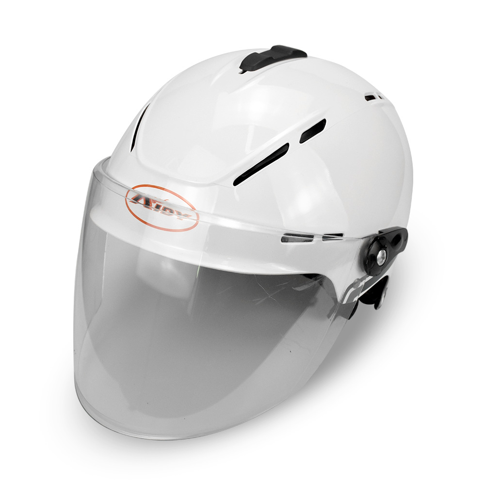 新款骑行头盔电动车头盔abs eps冬夏两用男女款保暖性高带镜片