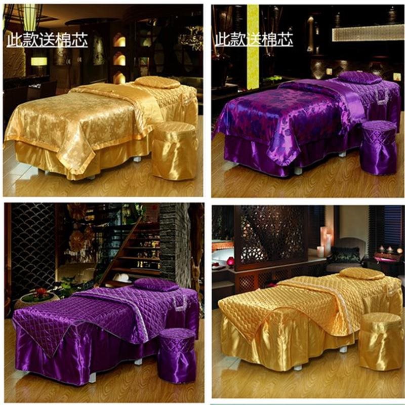 【特价送毛巾 床单】四件套送被子 美容床床罩 按摩床罩被套 床罩
