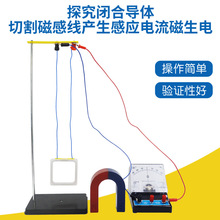 探究通电导体切割磁感线产生感应电流方形线圈磁铁G表灵敏电流计