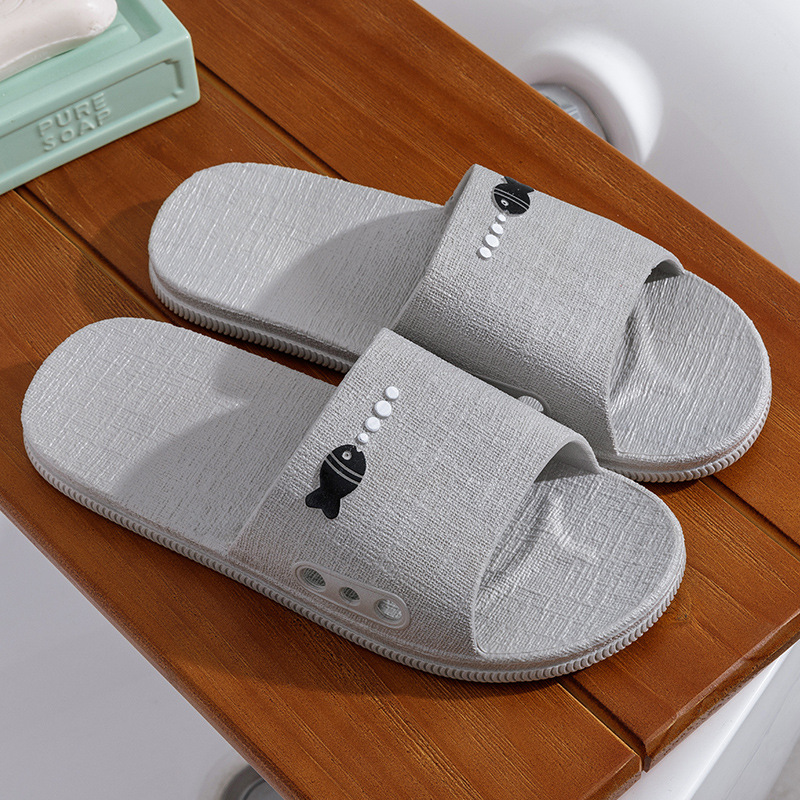 Women's Non-Slip Slippers Summer Home Indoor Poop Feeling Soft Bottom Bathroom Hotel Bath Sandals Men's Wholesale