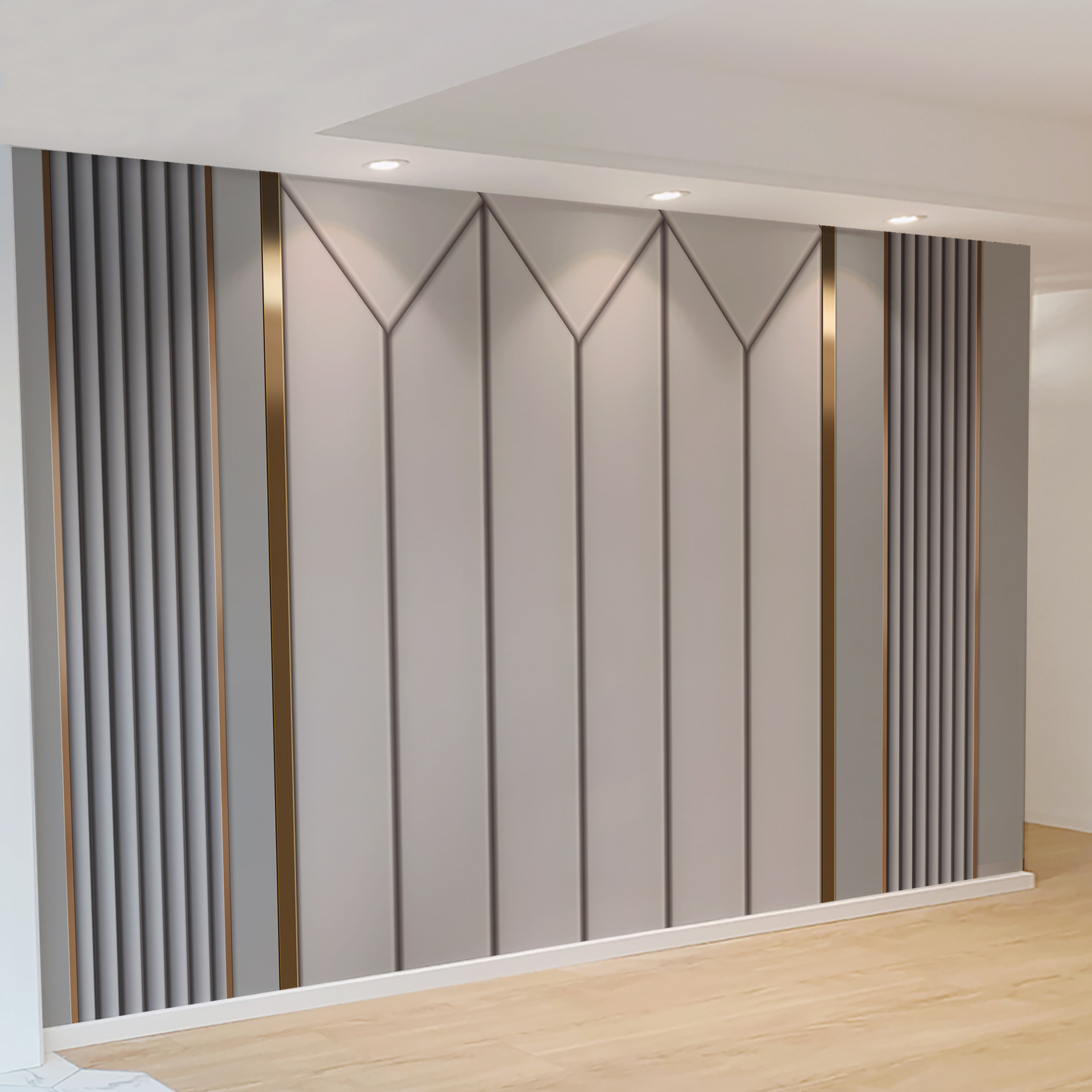 电视背景墙壁纸墙布2021新款客厅沙发个性轻奢风格栅线条影视壁画