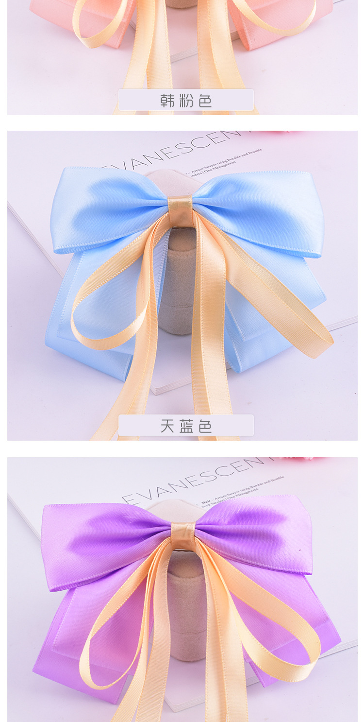 飘蝴蝶结发饰儿童发夹小女孩汉服发卡发带顶夹中国古饰头饰品批发