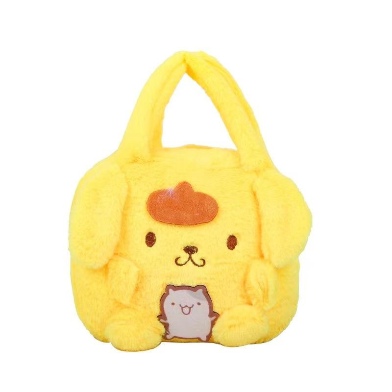 Cute Clow M Meilti Jade Guiru Strawberry Bear Plush Doll Handbag Japanese Girl Cartoon Hand Bag