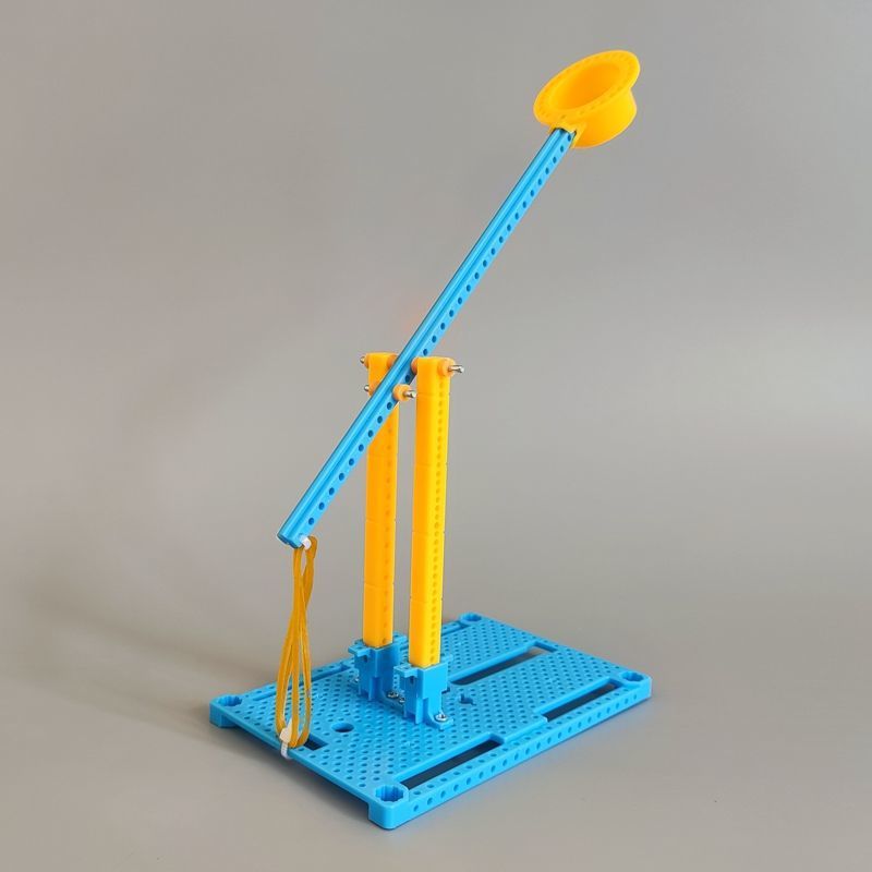 小学生科学实验创意手工作业投石机儿童科技小制作投石器小车玩具