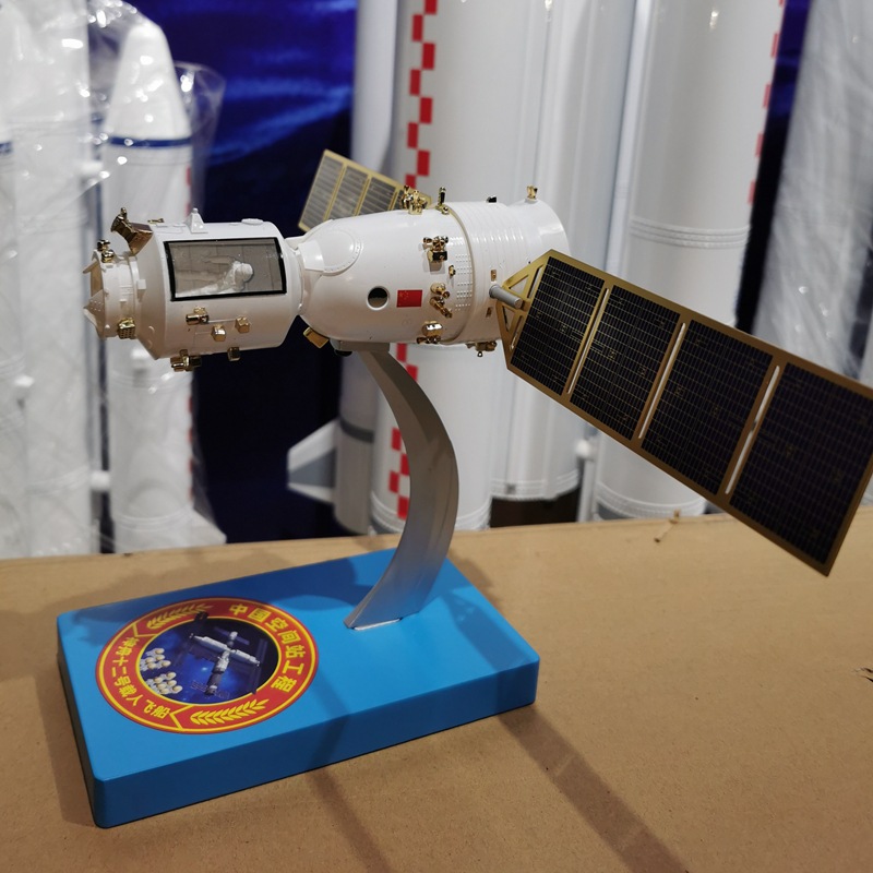 神舟12仿真模型 神舟12飞船 太空载人飞船 1:50合金神12成品摆件