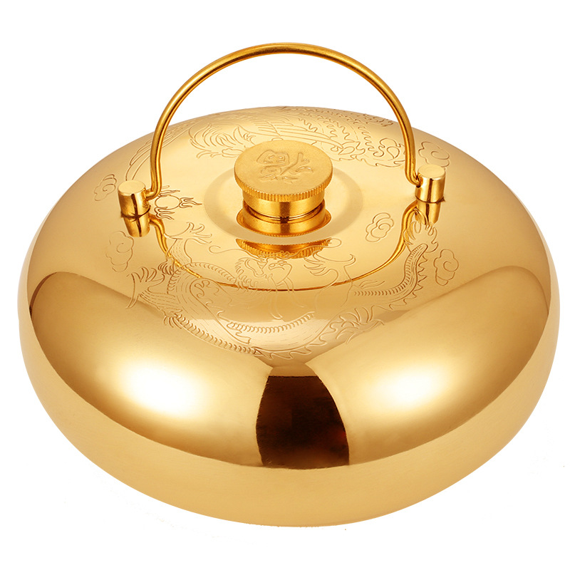 传统手工汤婆子纯铜加厚 汤捂子 纯铜暖手宝 暖水壶 环保养身