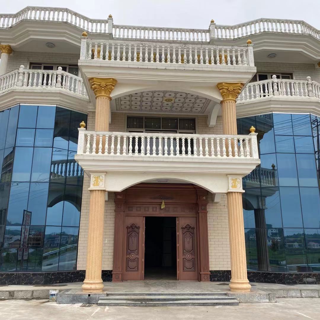 欧式罗马柱阳台栏杆方形花瓶柱护栏圆型建筑模板围栏水泥现浇模具