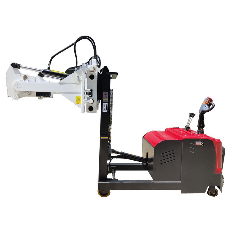 自动翻转夹抱机叉车360度旋转冰箱电器纸筒布卷纸筒抱夹车