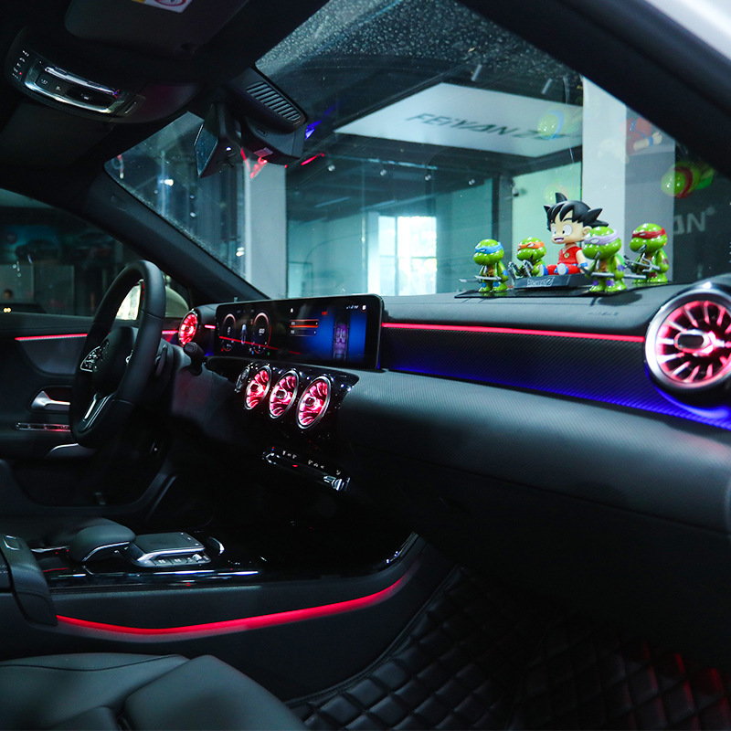 奔驰氛围灯a级a200l a180l gla glb cla车内饰专用品出风口改装件