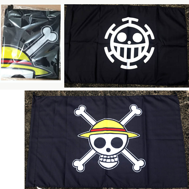 海贼大旗草帽团索隆路飞艾斯白胡子动漫周边cos道具挂旗