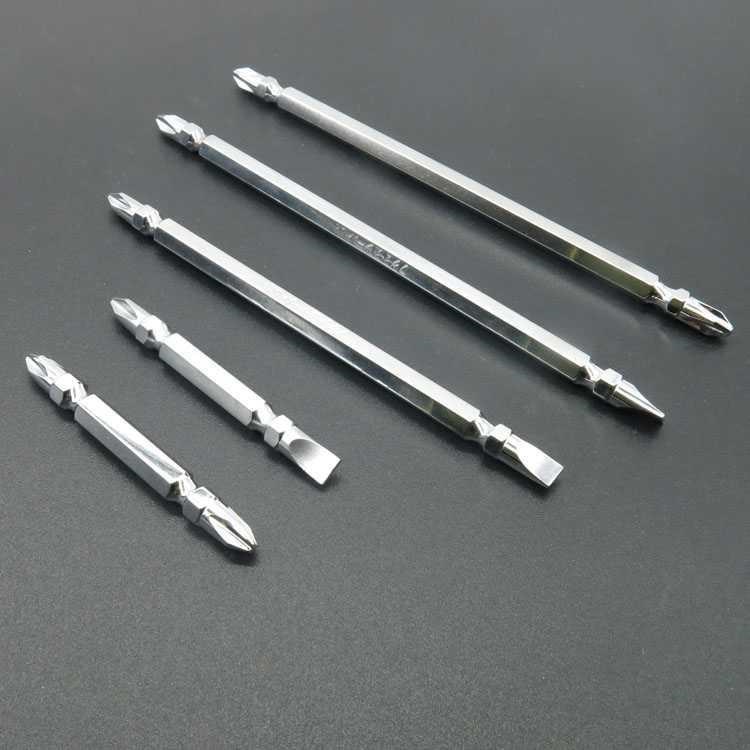 工具双头批头磁性十字电动螺丝批头风批头一字电钻起子头