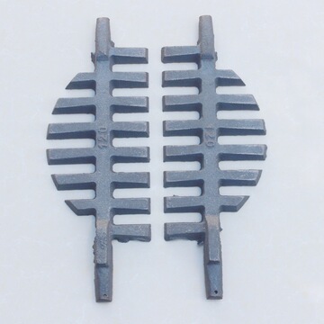 生铁炉箅子炉底气化采暖煤炉锅炉配件加厚耐烧家用取暖炉刺炉齿条