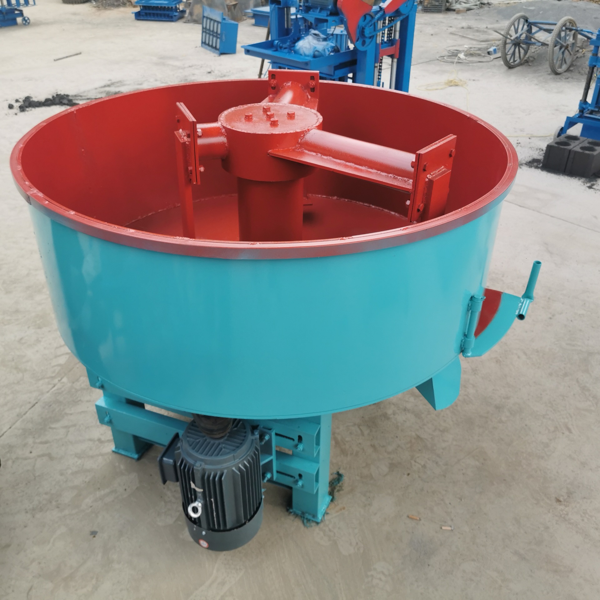 立式工地平口混凝土砂浆机