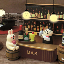 微缩猫咪ZAKKA树脂工艺品小摆件日式杂货酒吧INS沙发钢琴装饰道具