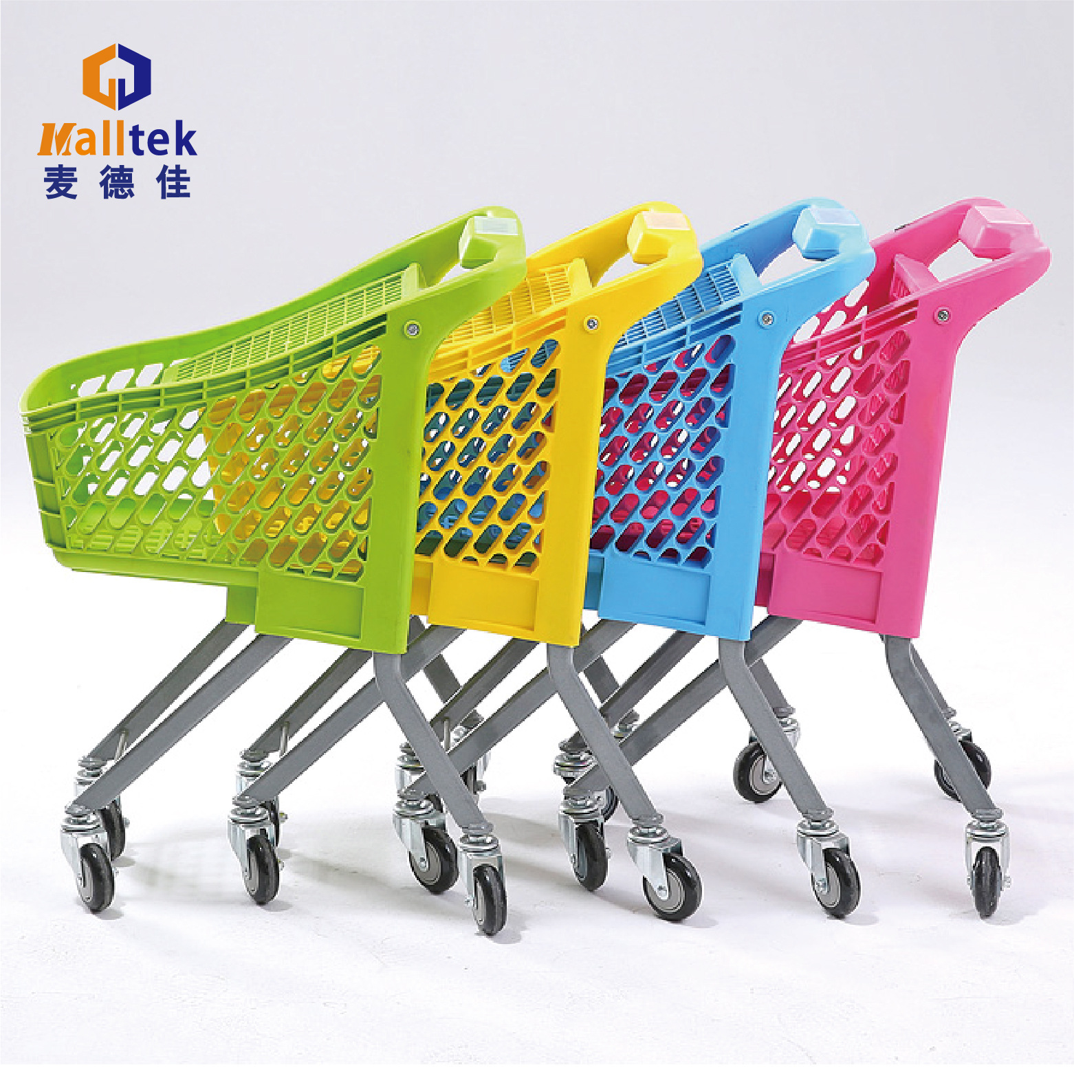 Supermarket Trolley Small Size Plastic Cart Children‘s Mini Trolley