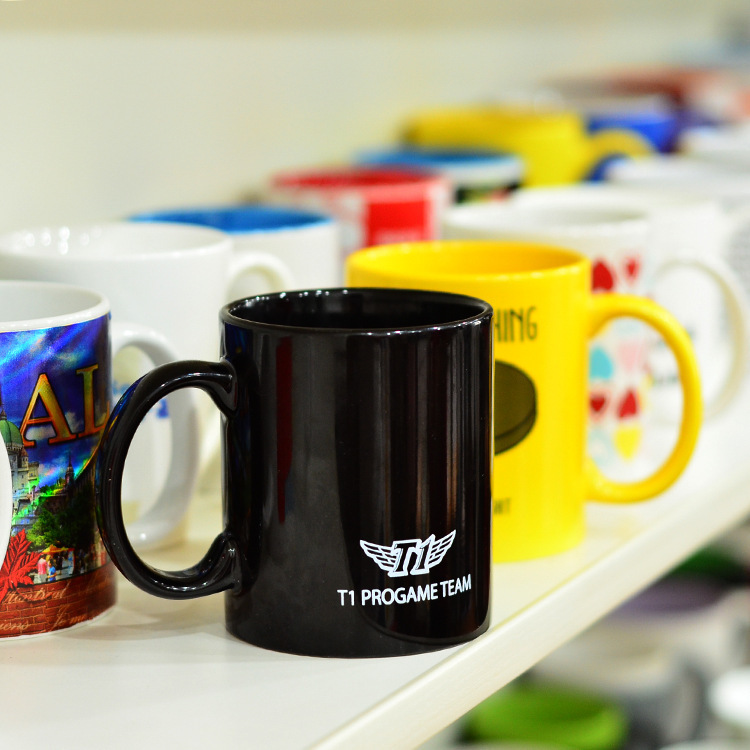 陶瓷马克杯定logo制广告公司宣传办公室色釉咖啡杯节日礼品杯子