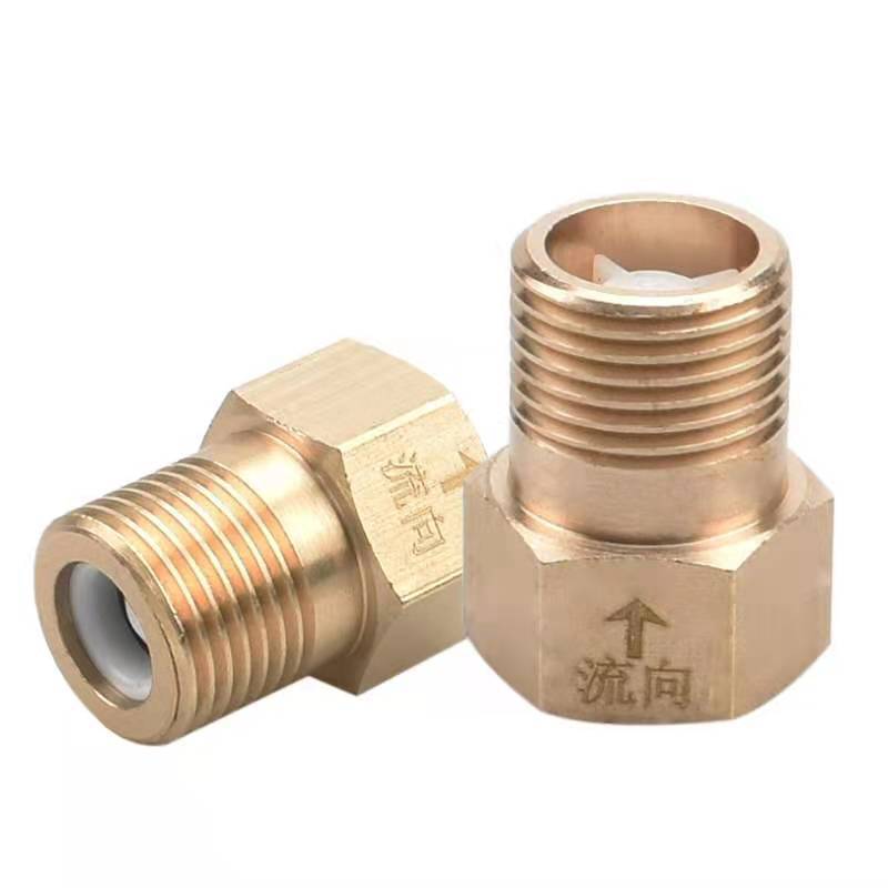 单向止回阀直通式卫生间马桶防反水回水倒流逆止阀热水器止逆阀