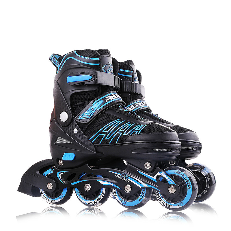 Skates Factory Wholesale Xiaozhuangyuan 301 Pumps Adult Single Row Foreign Trade Cross-Border Children the Skating Shoes