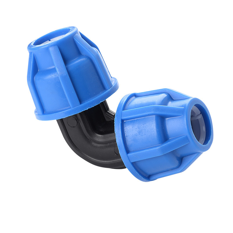 pe水管快接配件pe管快速接头管件自来水管弯头4分6分202563活接头