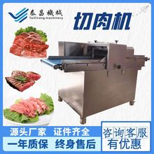 商用牛肉干切肉机设备270型鲜肉水平开片机五花肉切条机器切片机