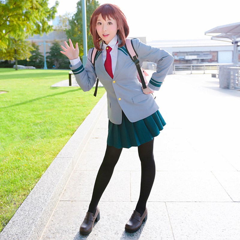 【亲漫园】我的英雄学院丽日御茶子cos服校服漫展派对cosplay服装