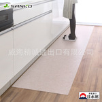 日本SANKO厨房地垫加长防水防油家用吸附地毯垫可擦免洗防滑
