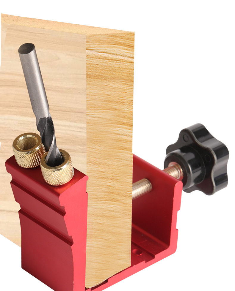 15度角蓝色木工斜孔定位器 打孔定位器 木板拼接安装工具斜孔打孔