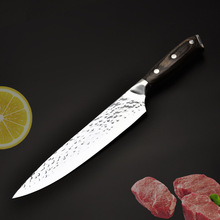 跨境不锈钢8寸厨师刀水果刀厨房日式厨房料理刀主厨刀钢头刀具