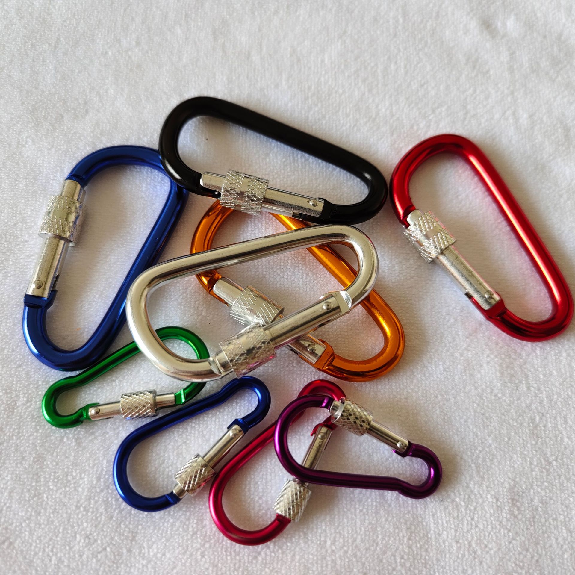 工厂直供黄铜钥匙扣六角钥匙圈纯铜螺丝扣车钥匙扣环手工黄铜扣