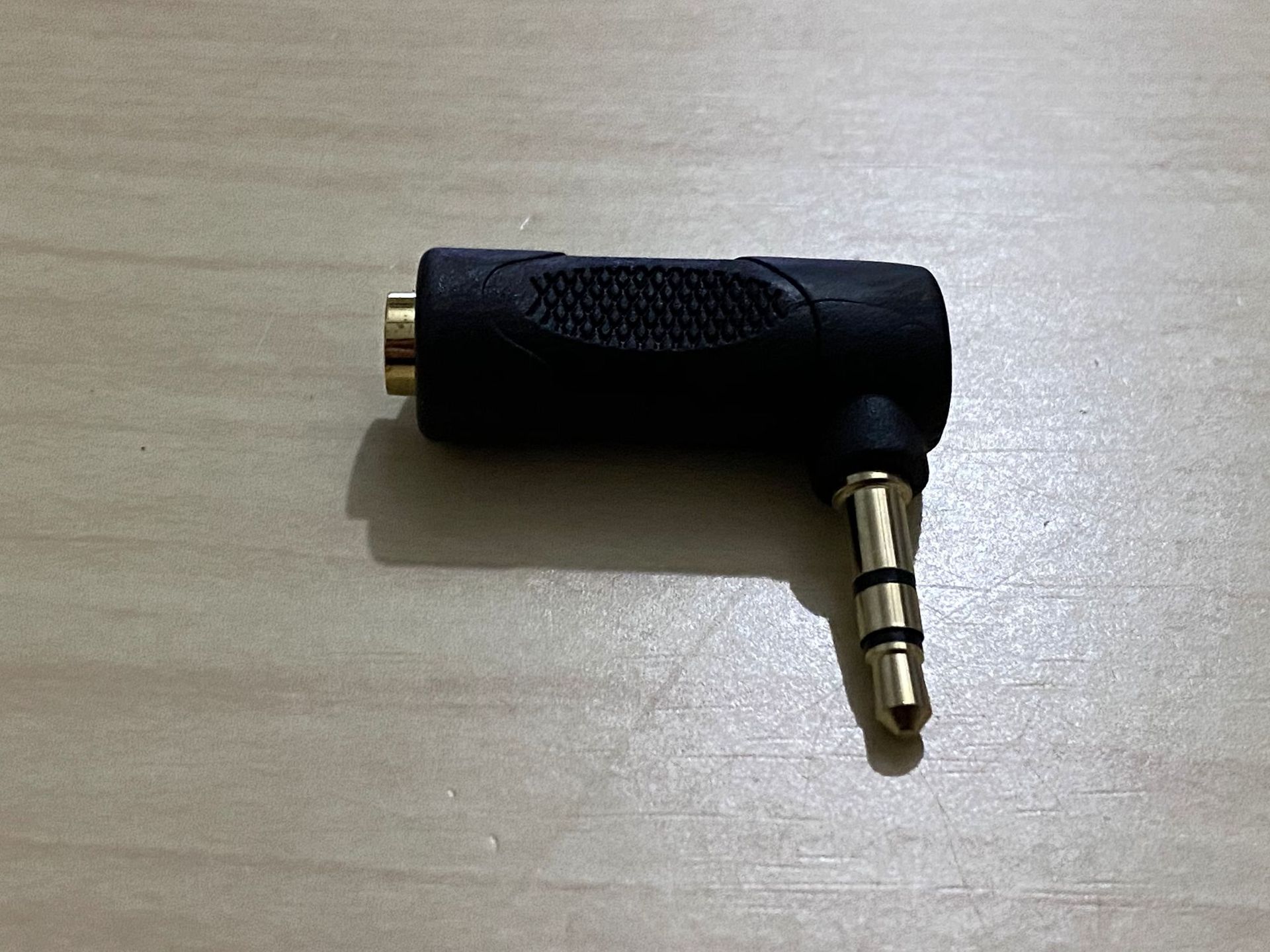 5mm手机耳机转换头90度l型耳机公对母音频转接线3级插头