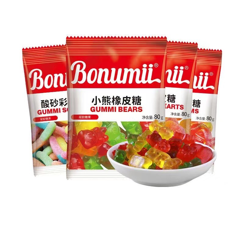 bonumii宝奴咪橡皮糖 80g*2 小熊软糖-阿里巴巴