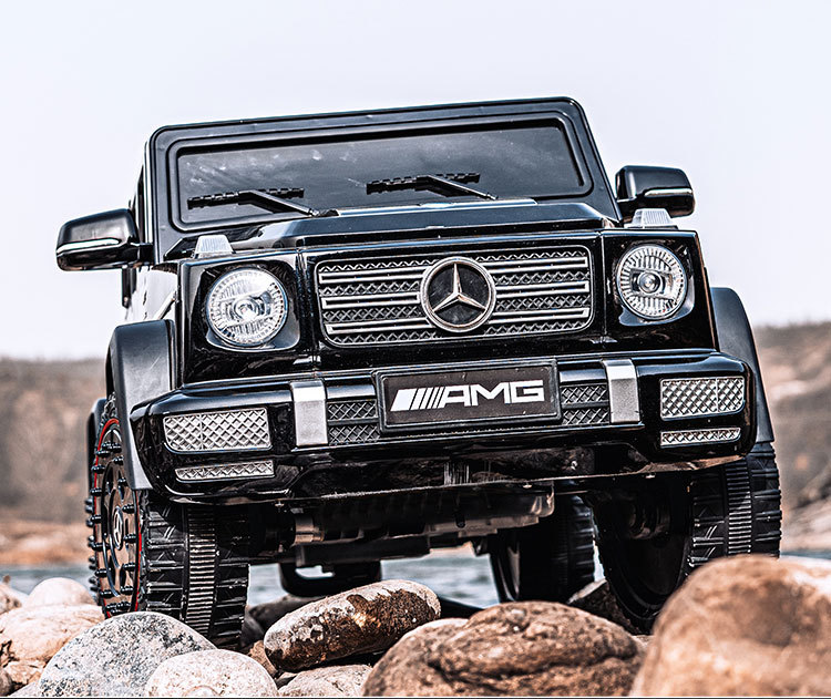 萨玛特7288奔驰g65皮卡儿童电动汽车四轮四驱越野车可带人玩具车