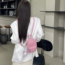 高级感编织小众双肩包包女2024夏季新款潮时尚跨境外贸单肩包背包