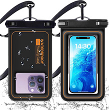 新款 海绵漂浮手机防水袋 户外漂流旅行潜水游泳可触屏手机防水套