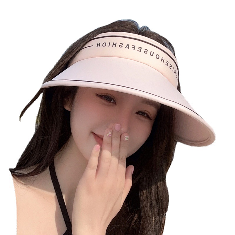 Sun Protection Hat Women's UV Protection Face Cover Sports Outdoor Air Top Ice Silk Sun Hat Summer Beach Sun Hat